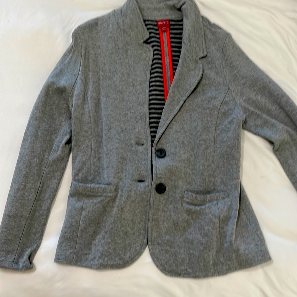 grey jacket